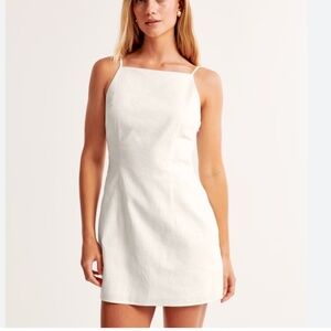 Abercrombie & Fitch High-Neck Scrappy Mini Dress